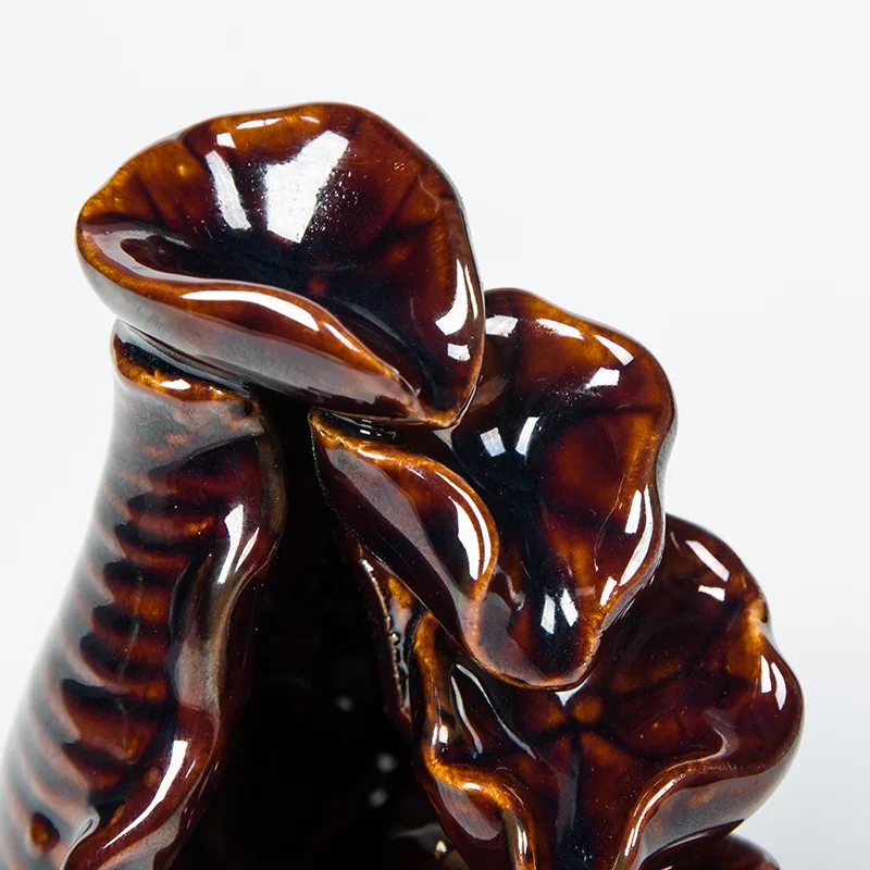 Ароматические конусы с обратным потоком или курильница керамическая