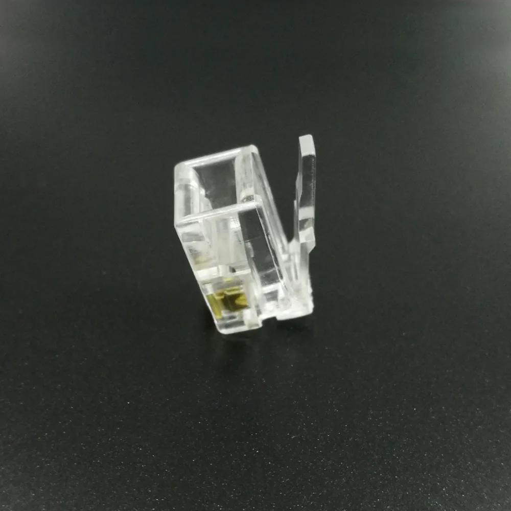 100 шт. RJ11 4P4C телефонный разъем RJ-11 4 ядра | Мобильные телефоны и аксессуары