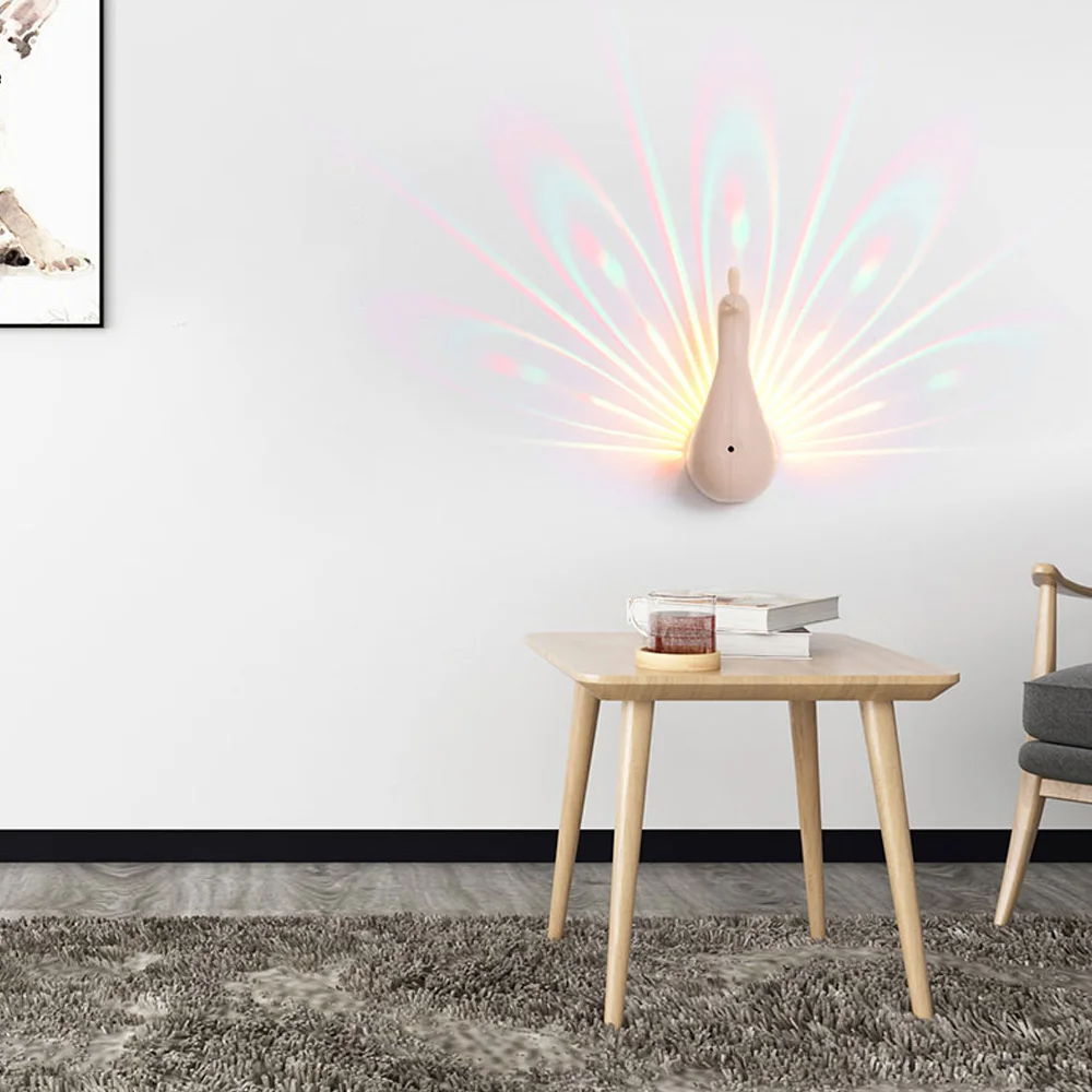 Креативный светодиодный настенный светильник лампа с дистанционным управлением