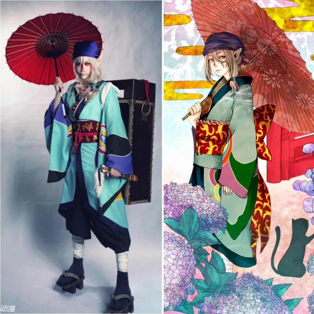 [Настроить] аниме Mononoke фигура аякаси кимоно платье полный набор Хэллоуин Карнавал косплей костюм для взрослых новинка