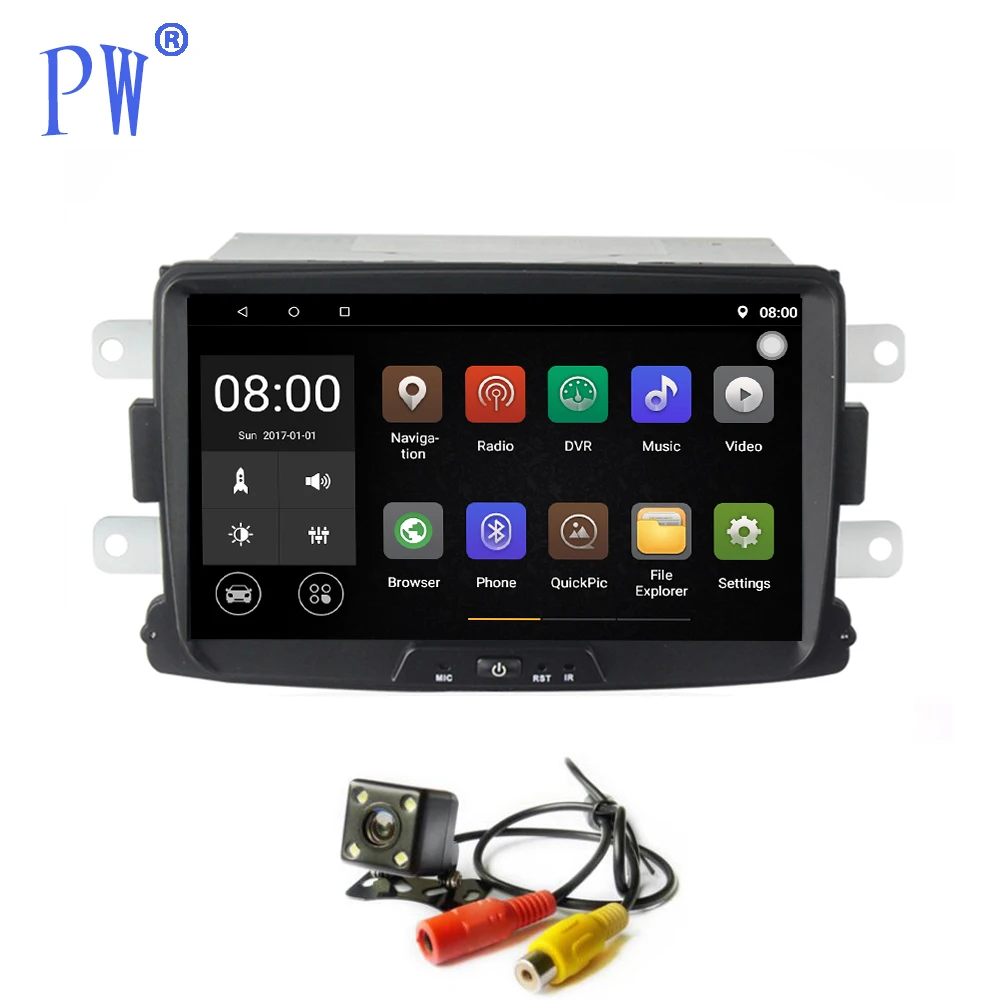 Android 7 1 Автомобильный GPS навигатор радио для Renault Duster Dacia Logan Sandero Captur Lada Xray 2 Dokker