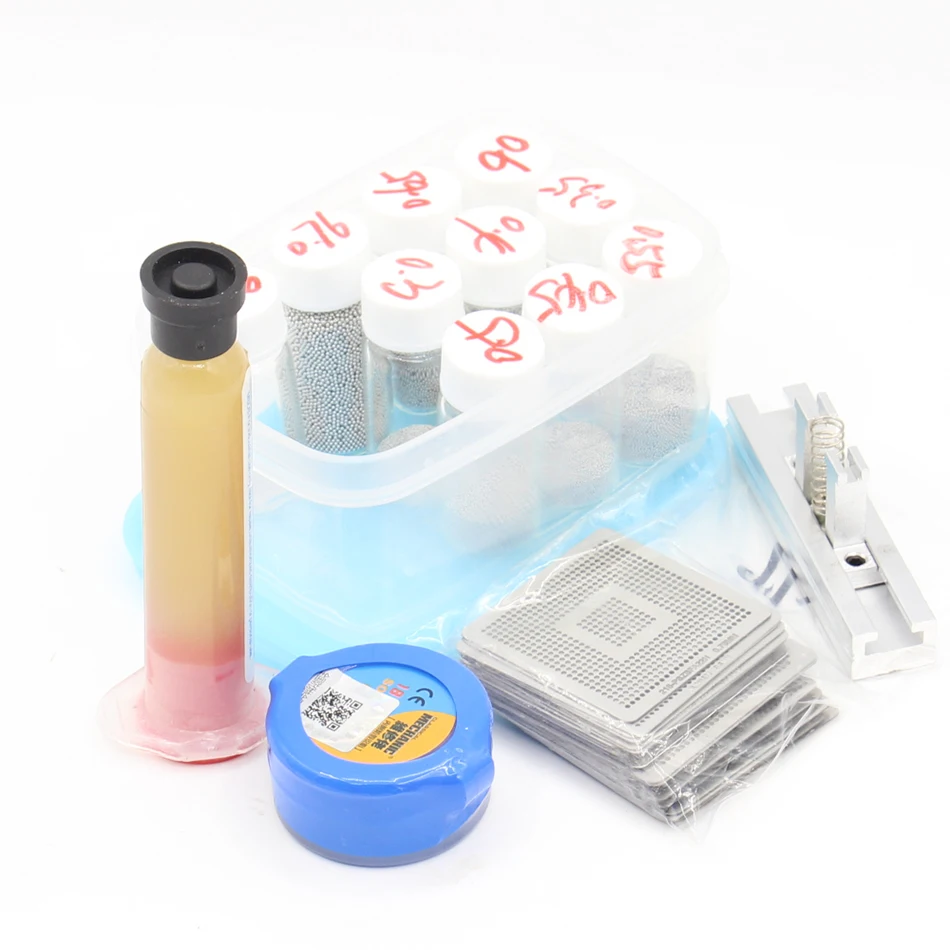 27 шт. трафареты для пайки ремонта|solder paste|bga reballing kitsolder soldering paste |