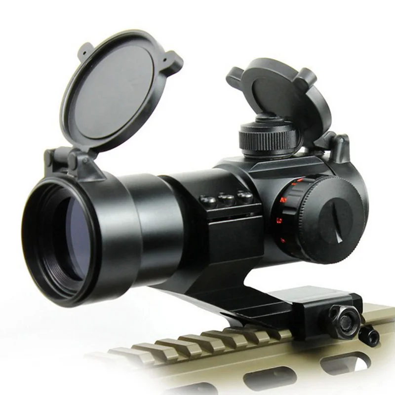 AIM Tactical M3 красный зеленый точка зрения с l-образным креплением страйкбол прицел стрельба Охота винтовка пистолет для 20 мм рельсовая винтовка