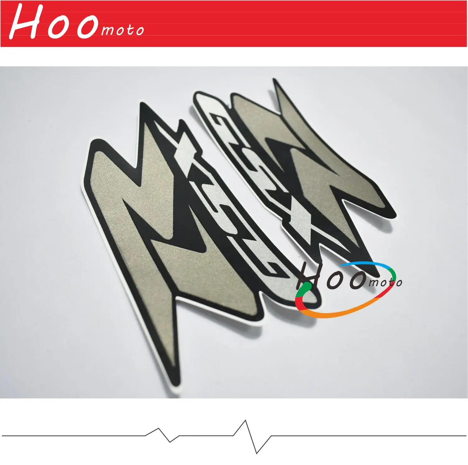 Серебряный GSXR GSX R наклейка на мотоцикл и наклейки логотип значок пара для SUZUKI 600 750