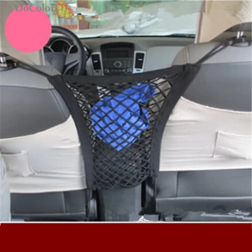 

DoColors Car Rear Trunk Seat Net Bag Case For Nissan Geniss Juke Almera Primera pathfinder Sentra Versa Altima Sentra