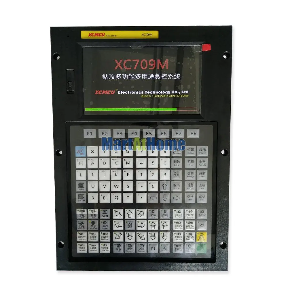 XC709M 3~ 6 осевая USB система управления с ЧПУ система управления движением ler FANUC g-код поддержка офлайн фрезерование расточные нарезание сверление подача