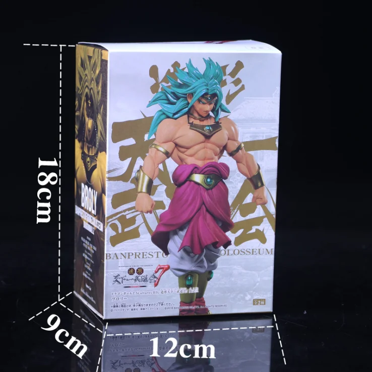 Драконий жемчуг Z Broli Broly Супер Saiyan стоящая версия ПВХ фигурка DBZ Goku Боевая