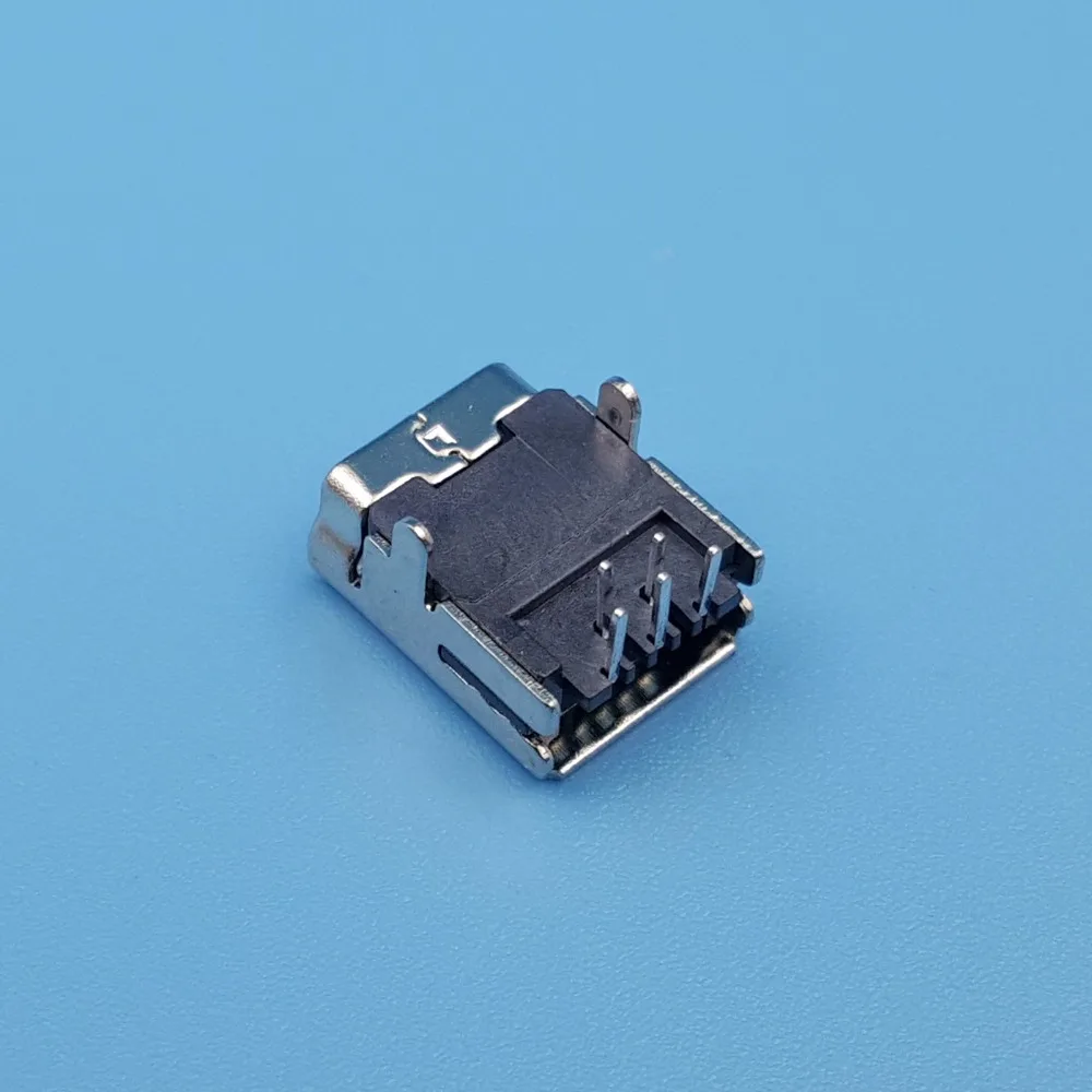 100 шт. мини USB Тип B 5Pin DIP правый угол 2 ножки гнездо PCB крепление припоя Разъем|connector