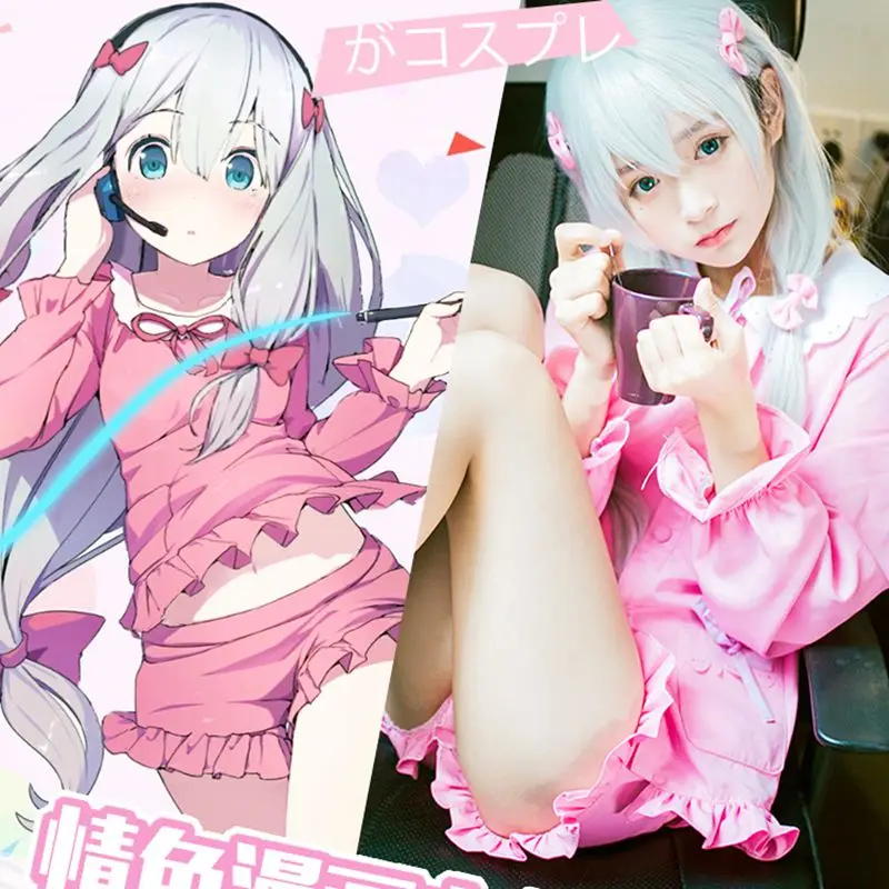 Аниме &quotEromanga Sensei&quot косплэй костюм Izumi Sagiri маскарадные пальто одежда для сна