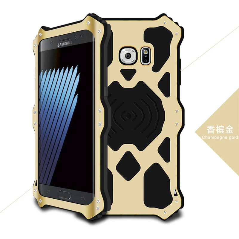 Для Samsung Galaxy Note 7 Любовь Мэй MK2 Ударопрочный Силиконовый + металл Алюминий