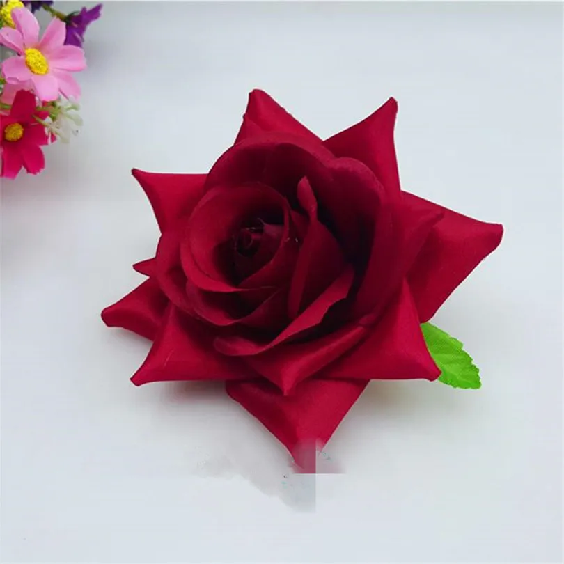24 шт. искусственные розы 12 см диаметр|artificial rose flower heads|artificial flowerflower head |