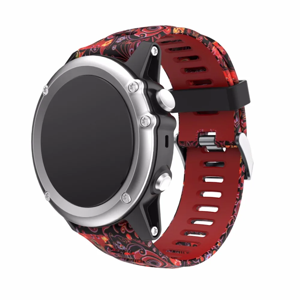 Newest Silicone Watchband Strap for Garmin Fenix 5X/Fenix 6X/Fenix 7X Watch Band 26mm Wrist Fenix7x 3 3HR Bracelet | Электроника