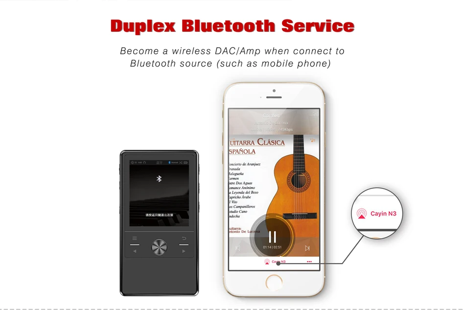 Cayin N3 DSD Bluetooth otg hifi портативный плеер Музыкальный плеер mp3 USB аудио DAP мастер качество цифровой аудио плеер