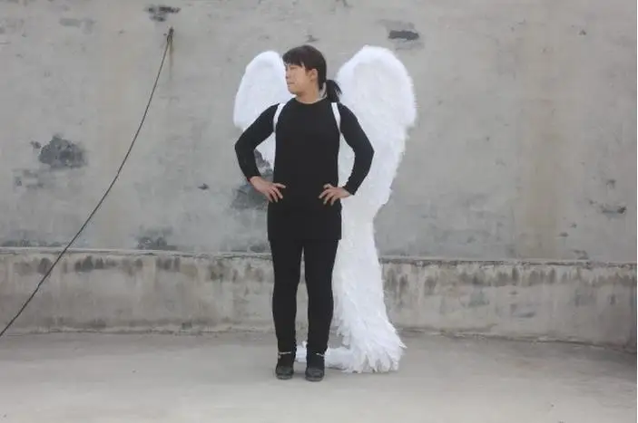 Новинка высокое качество модная красивая Т сценическая модель подиум шоу крылья