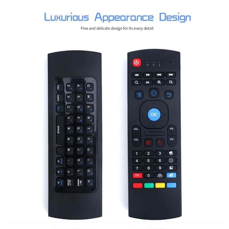 Wireless Qwerty Keyboard for Smart TV Android box KODI XBMC MXQ MX3 M8S+T8 QBox 2.4GHz Remote Control Fly Air Mouse | Электроника