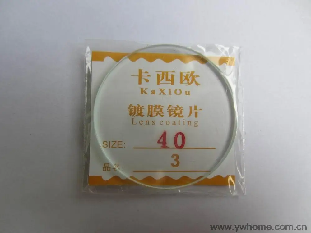 

40mm New flat glass watch crystal diameter 40 mm Thick 3.0mm