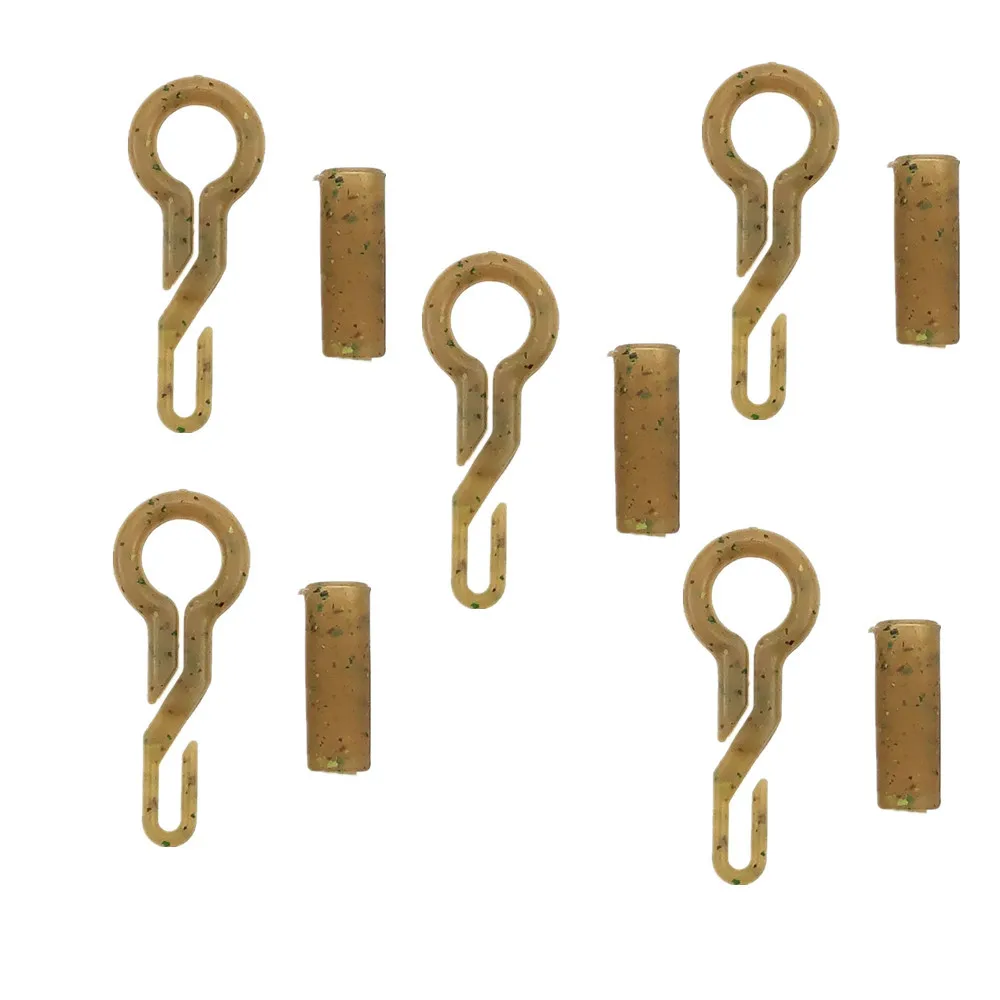 10 Sets Back Lead Clips With Tubes Strong Durable Fishing Professional Carp Tackle Tools Clip | Спорт и развлечения