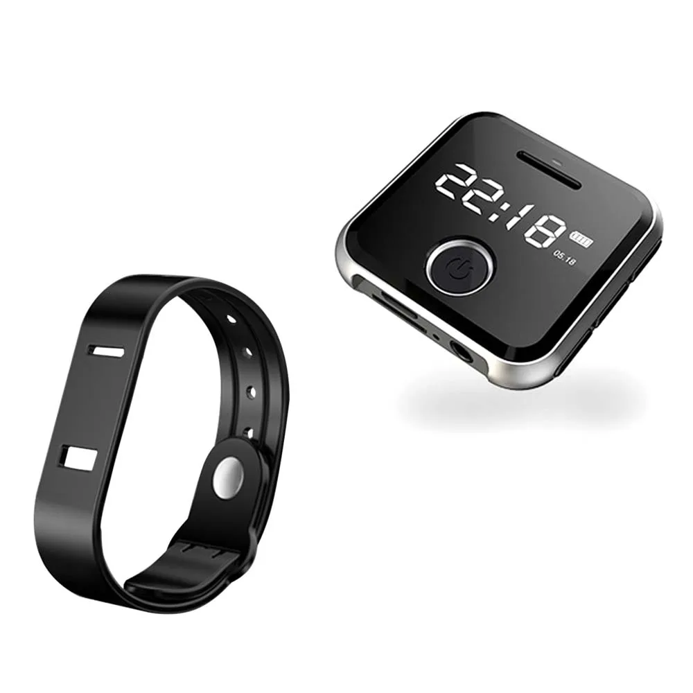 JINSERTA мини MP3 плеер обновленная версия 8G 16G 32G HIFI спортивные музыкальные плееры с экраном 0,9" FM радио функция записи - Цвет: player-strap
