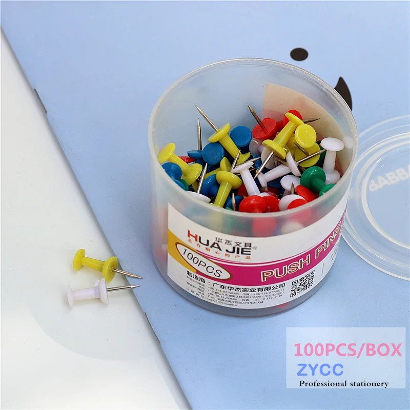 100 шт. пластиковые булавки с большой головкой|push pins|pin officeoffice pin |