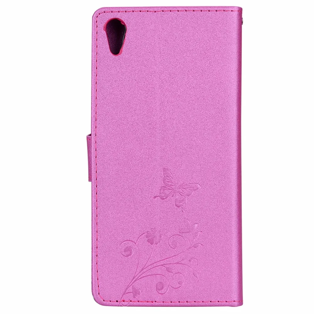 For Sony Xperia L1 XA XA1 Ultra Cover Case 3D Relief Bling Blinking Stand Flip Leather PU Card Mirror Wallet Shell Butterfly | Мобильные