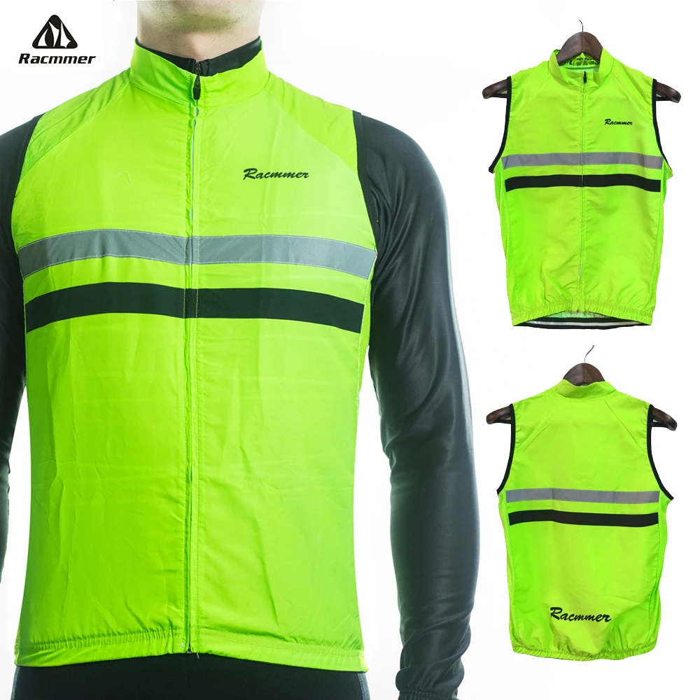 

Racmmer 2022 Sleeveless Cycling Jersey Clothing Bicycle Bike Windproof Reflective Maillot Chaleco Ciclismo #WX-06