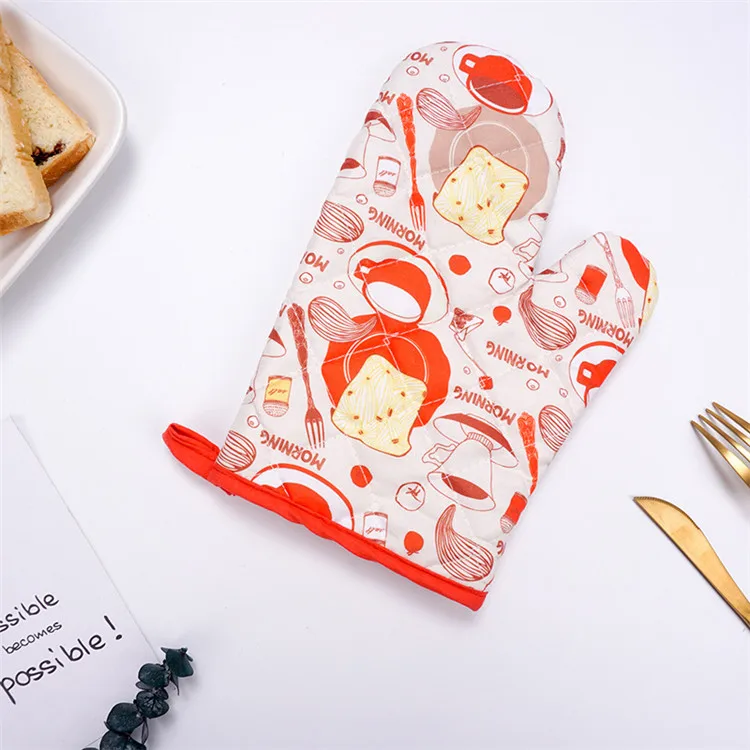 1 пара рукавицы для духовки с рисунком из мультфильма, перчатки для микроволновой печи, прихватки для барбекю, перчатки для выпечки, хлопковые рукавицы и Прихватки, коврик для кухни, принадлежности