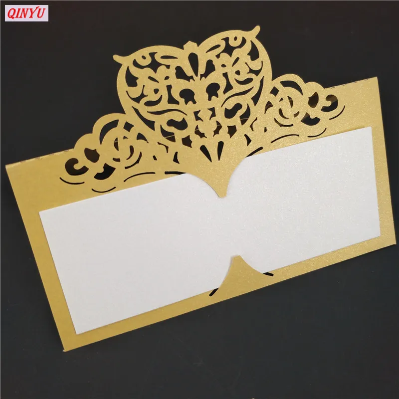 10 шт. винтажный стол для приема свадебные украшения лазерная резка место карты