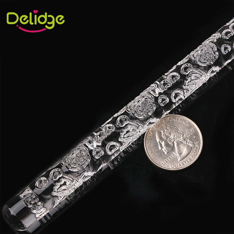 Delidge 1 шт. 10 типов тортов помадка Скалка акриловый цветок текстурированная