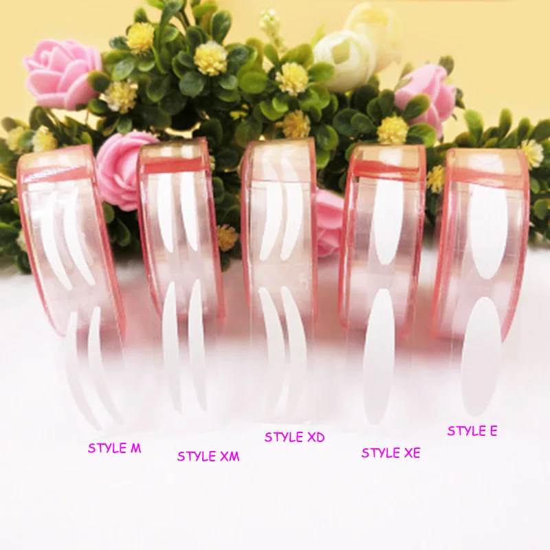 

Adomaner 1 Roll Double-sided Adhesive Stripe Makeup Eyeliner Invisible Double Eyelid Tape Stickers Beauty Tool 5 Style to Choose