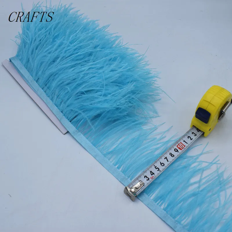 Новинка! Лента из страусиного пера 1 м 8 11 см|feather diy|feathers clothingdiy feather |