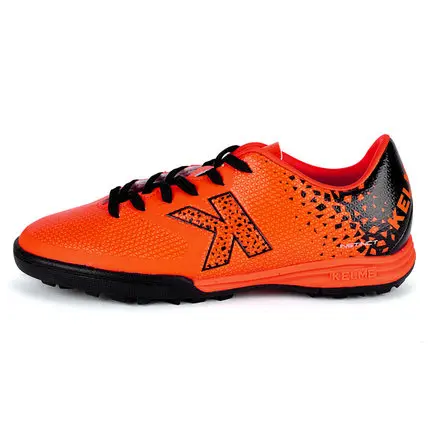 KELME, детские кроссовки, серия, для мальчиков и девочек, футбольная обувь, для детей, AG& TF, для улицы, для футбола, профессиональная тренировочная спортивная обувь, K97C - Цвет: Fluorescence Orange