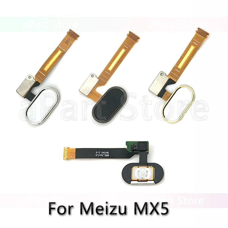 Кнопка назад домой ключ датчик отпечатков пальцев гибкий кабель для Meizu MX5 MX 5 Pro
