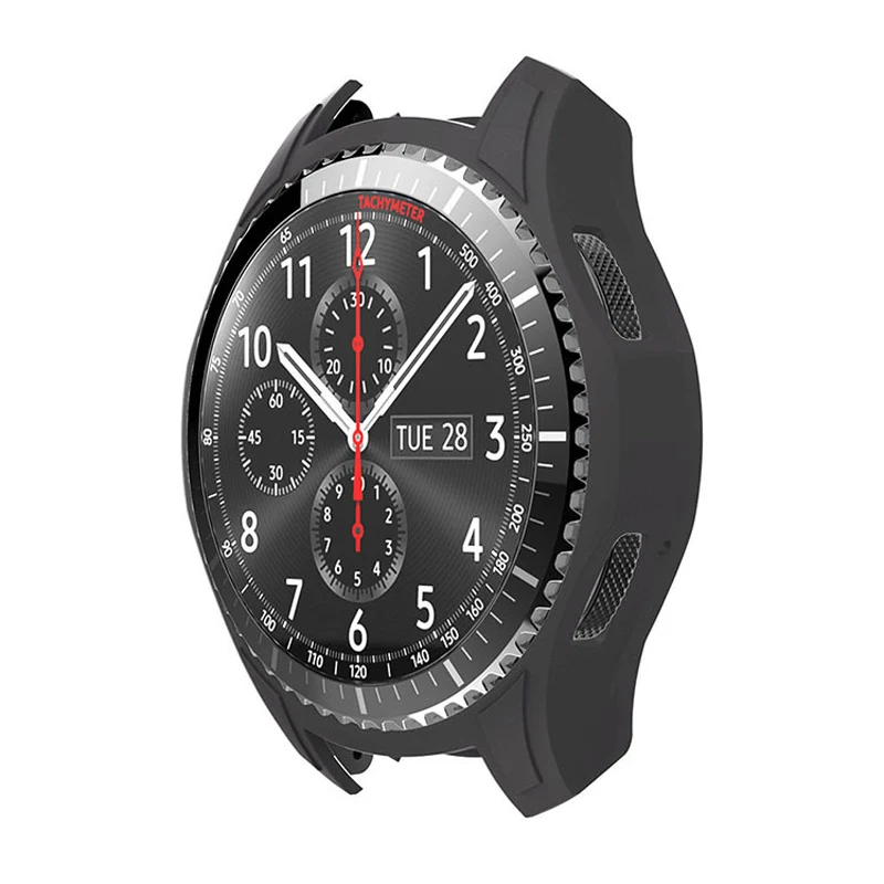 Защитный чехол для часов Samsung Gear S3 Frontier 22 мм smartwatch R760 силиконовый цветной рамка