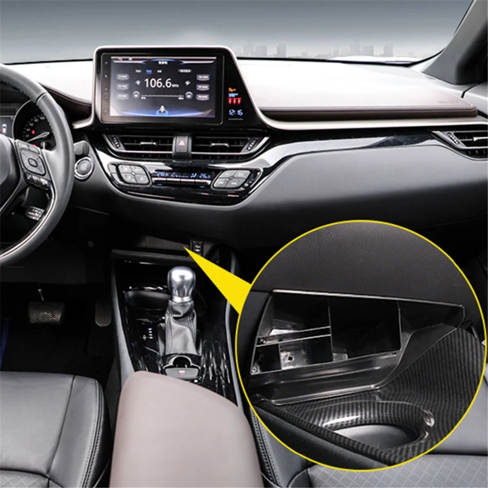Приборной панели тени для век коробка чехол для Toyota C-HR Автомобиль Центральной Консоли платформа чехол для Toyota CHR