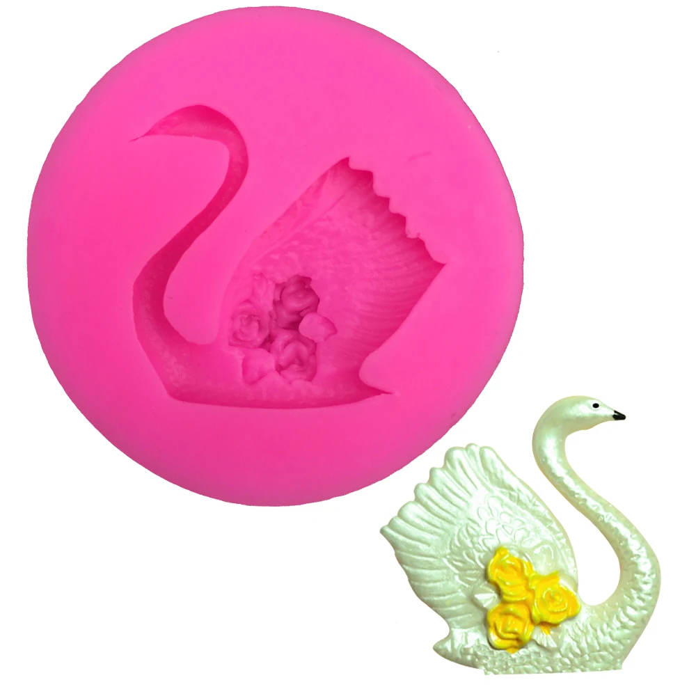 Формочка для торта из гусиной индейки 3D силиконовая форма помадки пищевые