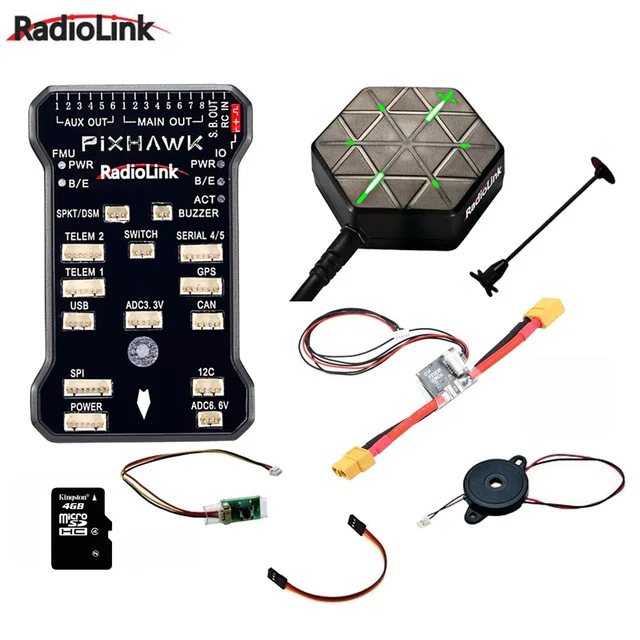 Полетный контроллер модели PIXHAWK M8N GPS для пульта дистанционного управления