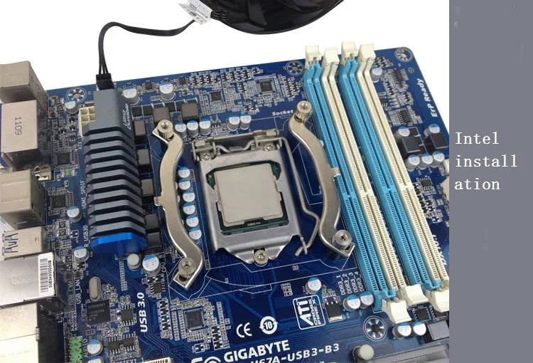 Кулер Мастер 3 Медь теплопроводов холодильник Процессор кулер для Intel 775 115X AMD AM3 AM2 FM2 Процессор радиатора 120 мм 3pin вентилятор для охлаждения ЦПУ PC тихий