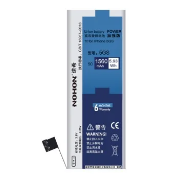 100% Оригинальные NOHON 1560mAh новые батареи для Apple iPhone 5S батарея/5C + Бесплатные станки |