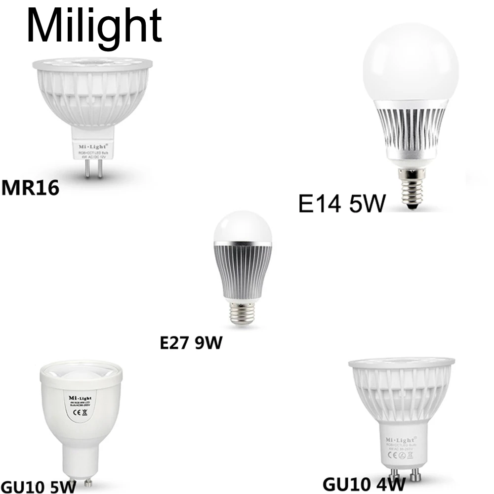 Ми свет с регулируемой яркостью RGB CCT светодиодный Spotlight 2.4 г РФ Wi Fi пульт