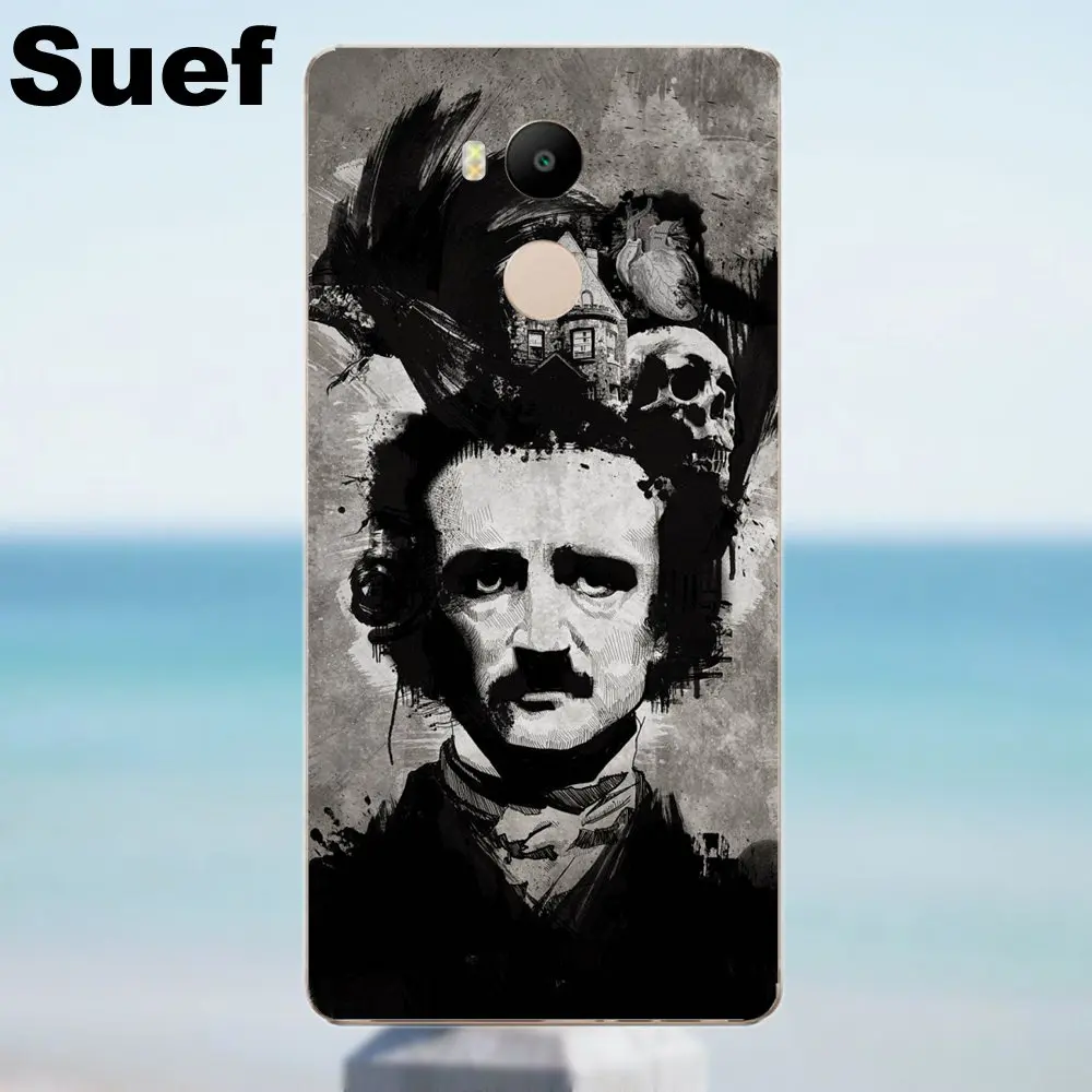 Suef Edgar Allan Poe ТПУ лучшие чехлы для Xiaomi Redmi 4 3 3S Pro Mi3 Mi4 Mi4i Mi4C Mi5 Mi5S Mi Max Note 2 | Мобильные