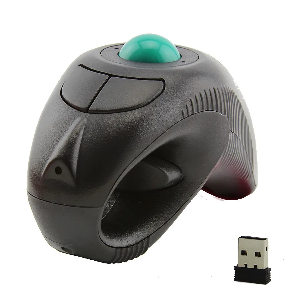 CHYI Wireless Trackball Mouse Ergonomic 2.4G 1000DPI Handheld Mouse Laser Pointer Air Mice Mause For PC Laptop TV Projector