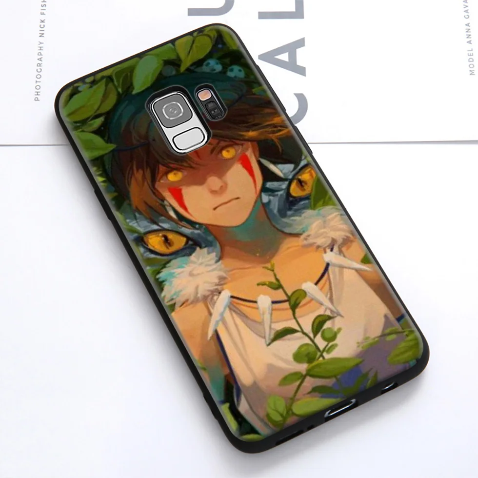 WEBBEDEPP Princess Mononoke Soft Case for Samsung Galaxy S10 S10e S9 S8 Plus S7 S6 Edge &amp J6 2018 Note 10 9 8 |