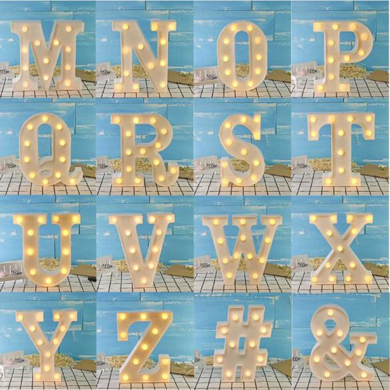 Цифровой светодиодный ночсветильник с буквами шатер алфавитом s лампа Декор для