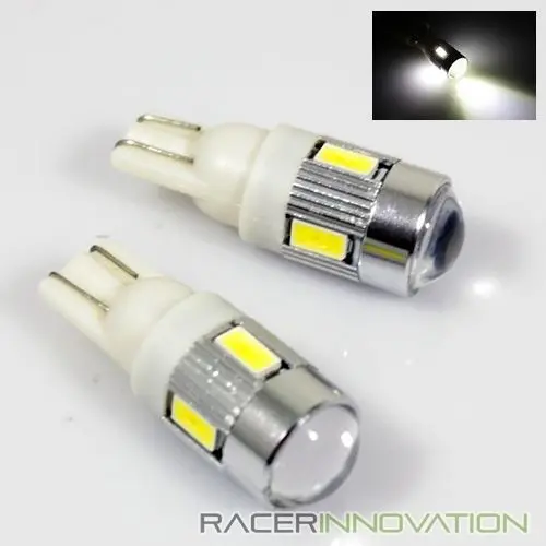 4 шт. автомобильный Canbus T10 6smd 5630 5730 светодиодный свет для автомобиля NO erreur OBC W5W 194 SMD