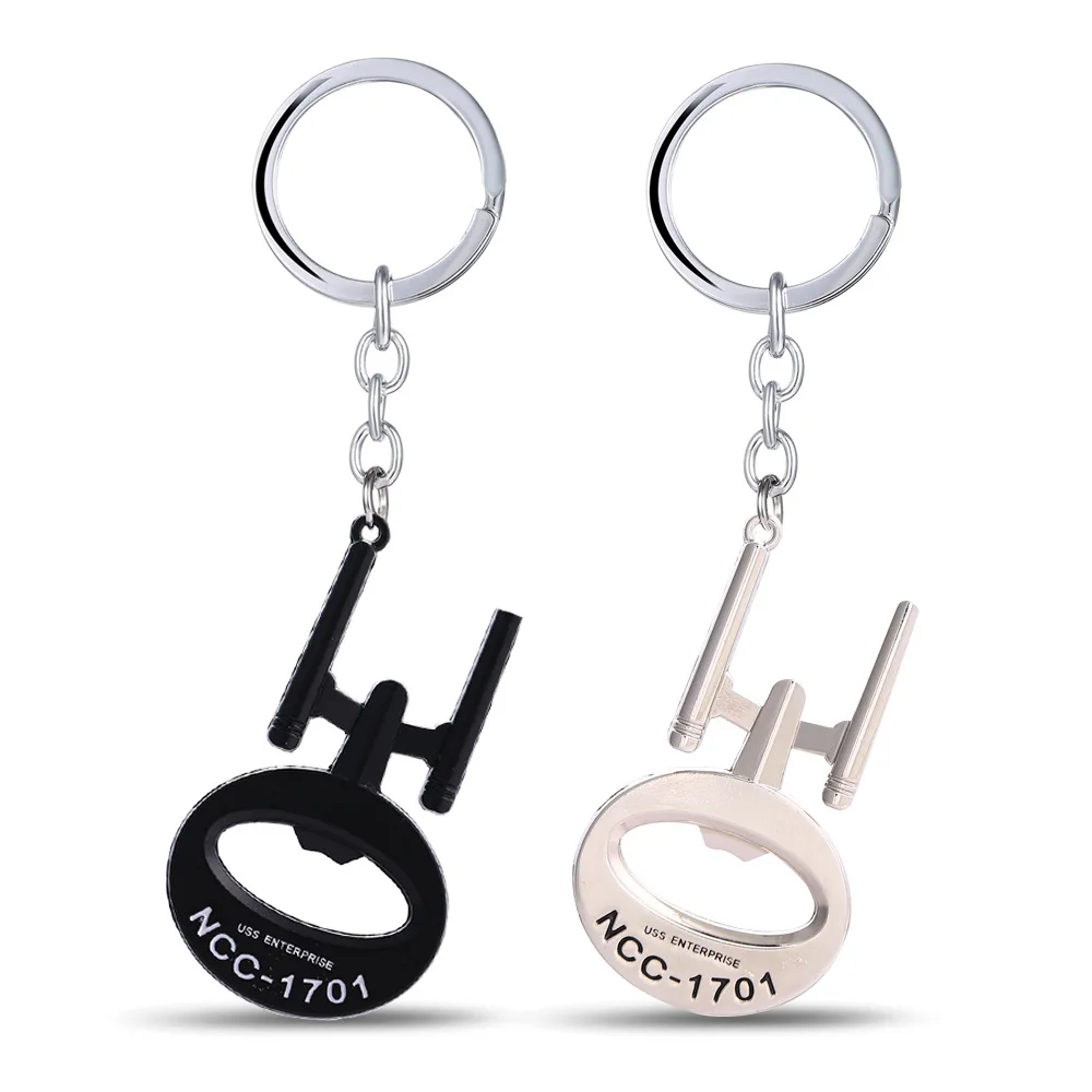 JEWELRYGIFTUSS Энтерпрайз звезда фильм космический корабль porte clef сплав брелки