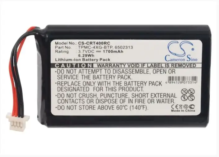Cameron Sino 1700mAh батарея для CRESTRON A0356 TPMC-4XG Сенсорная панель 6502313 BTP дистанционного