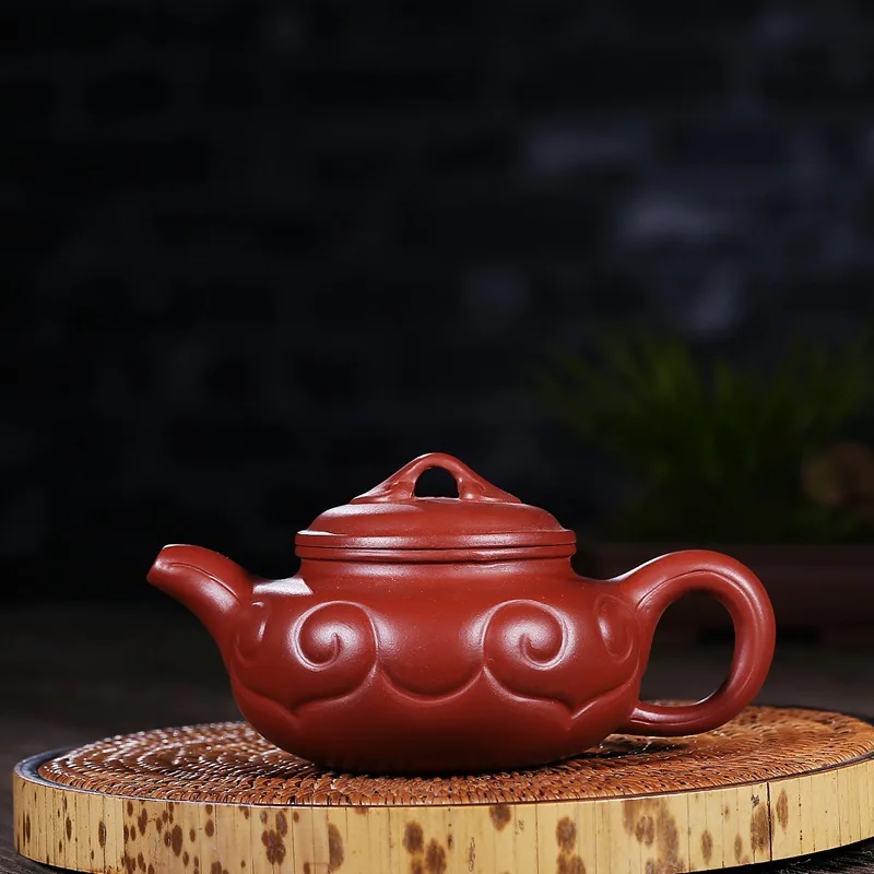 

Famous Yixing China Manual dahongpao tea pot antique Purpe Clay teapot Chinese Kung Fu Teapot Afternoon Tea drinkware