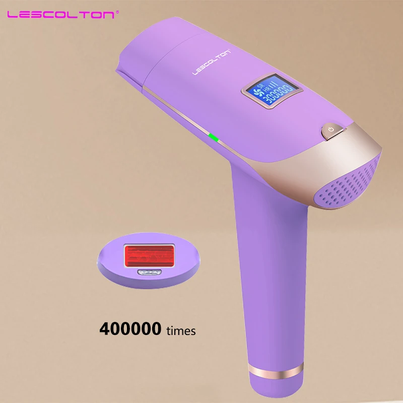 Лазерное удаление волос Lescolton 2 в 1 перманентное с помощью IPL T009S или T009X на лице для