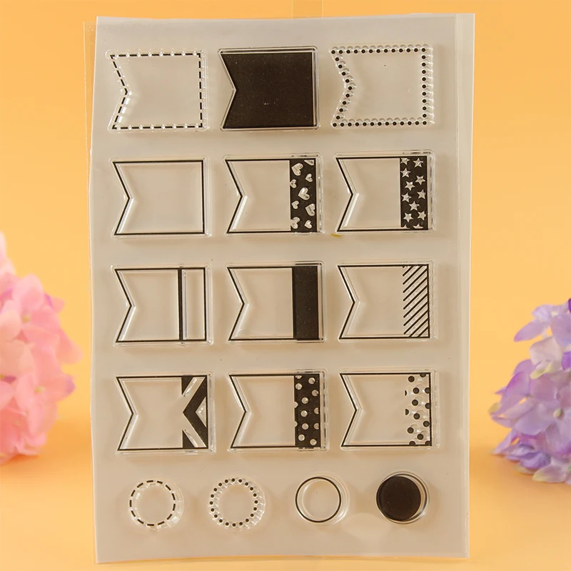 YLCS064 рамка силиконовые прозрачные штампы для скрапбукинга карточки украшения