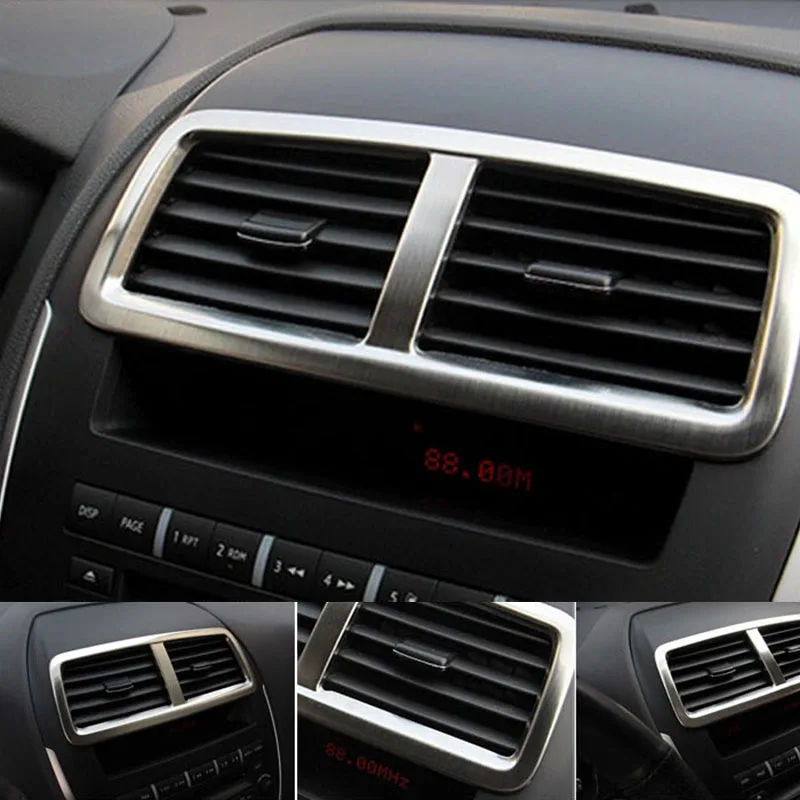 Для Mitsubishi ASX Outlander Sport RVR 2011 2012 2013 2014 2015 хромированный центральный кондиционер